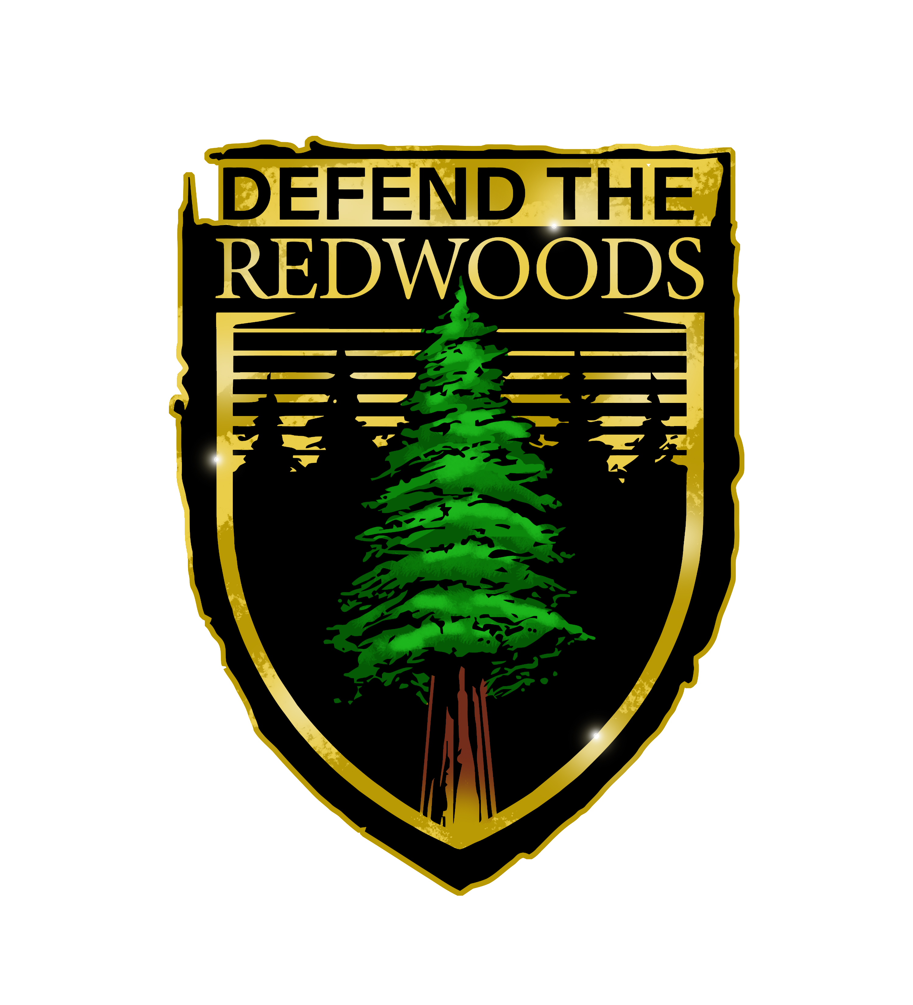 Defend The Redwoods shield